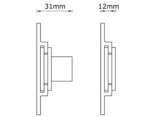 Multibrackets M Universal Wallmount Super Slim Small Silver