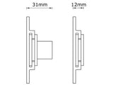 Multibrackets M Universal Wallmount Super Slim Small Silver