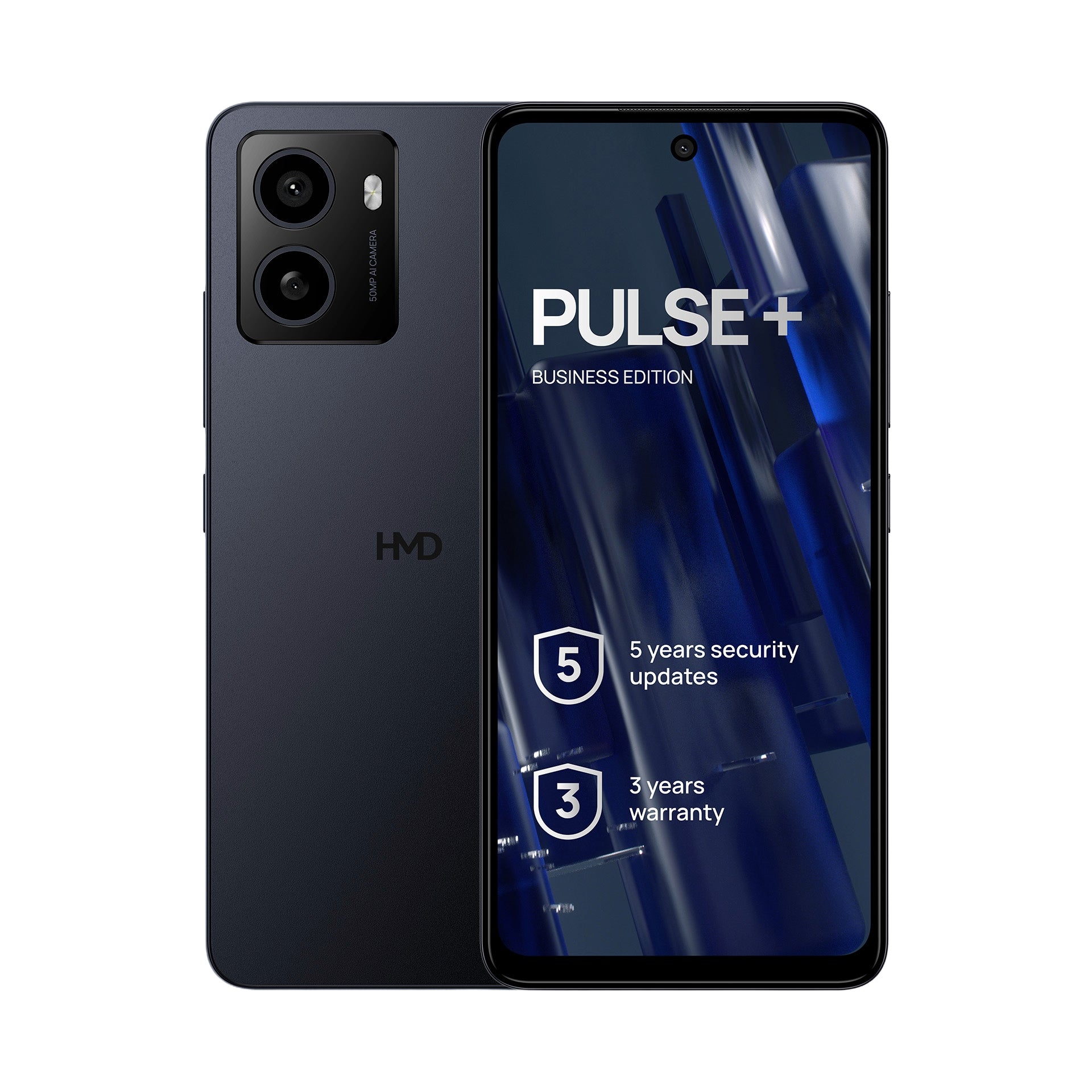 HMD Pulse+ Business Edition 16.7 cm (6.56") Hybrid Dual SIM Android 14 4G USB Type-C 6 GB 128 GB 5000 mAh Blue  - Telecom & Navigation - HMD