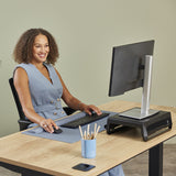 Fellowes Keyboard Wrist Rest Breyta Keyboard Wrist Support with Antibacterial Protection Ergonomic Wrist Support Marine