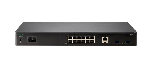 HPE Aruba Networking 9012 (EG) 12xGbE 6xPoE+ Branch 2K Clients - 32 APs Gateway