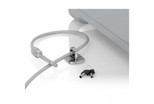 Compulocks Universal Tablet Lock with Keyed Coiled Cable Lock Black