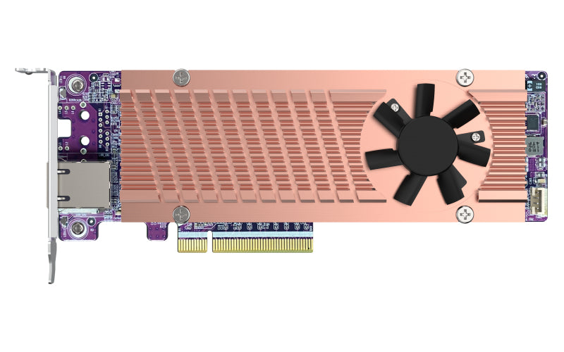 QNAP Card QM2 interface cards/adapter Internal PCIe, RJ-45  - Computer Components - QNAP