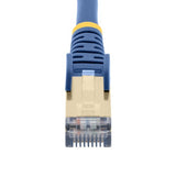 StarTech.com 5m CAT6a Ethernet Cable - 10 Gigabit Shielded Snagless RJ45 100W PoE Patch Cord - 10GbE STP Network Cable w/Strain Relief - Blue Fluke Tested/Wiring is UL Certified/TIA