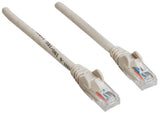 Intellinet Network Patch Cable, Cat6, 20m, Grey, CCA, U/UTP, PVC, RJ45, Gold Plated Contacts, Snagless, Booted, Lifetime Warranty