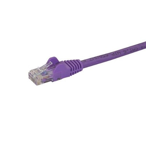 StarTech.com 7m CAT6 Ethernet Cable - Purple CAT 6 Gigabit Ethernet Wire -250MHz 100W PoE RJ45 UTP Network/Patch Cord Snagless w/Strain Relief Individually Tested