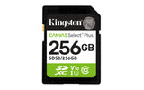 Kingston Technology 256GB SDXC Canvas Select Plus Gen3 150MB/s C10 UHS-I U1 V10