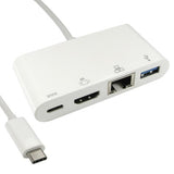 Cables Direct USB3C-HDMI-COMBO USB 3.2 Gen 1 (3.1 Gen 1) Type-C White