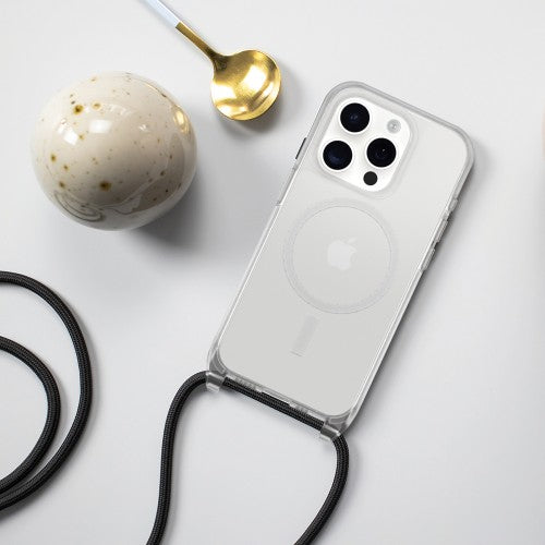 OtterBox React Series Necklace MagSafe for iPhone 15 Pro, Clear