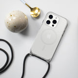 OtterBox React Series Necklace MagSafe for iPhone 15 Pro, Clear