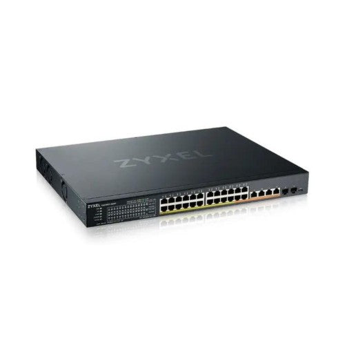 Zyxel XMG1930-30HP Managed L3 2.5G Ethernet (100/1000/2500) Power over Ethernet (PoE) 1U Black