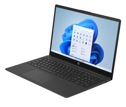 HP 15-fd0070na Intel® N N100 Laptop 39.6 cm (15.6") Full HD 8 GB DDR4-SDRAM 128 GB UFS Wi-Fi 6 (802.11ax) Windows 11 Home in S mode Black