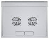 Intellinet 19" Network Cabinet - Wall Mount (Standard), 12U, 450mm Deep, Grey, Flatpack, Max 60kg, Suitable also for use on desk or floor, Usable Depth 260mm, Metal & Glass Door, Back Panel, Removeable Sides, Parts for wall install (eg screws/rawl plugs)