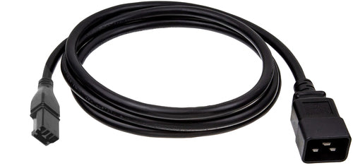HPE SDG300 - C20 250V 16Amp Black 0.5m Jumper Cord