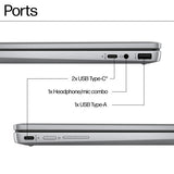 HP Chromebook x360 14b-cd0000na Intel® Core™ i3 i3-N305 35.6 cm (14") Touchscreen Full HD 8 GB LPDDR5-SDRAM 256 GB eUFS Wi-Fi 6 (802.11ax) ChromeOS Silver