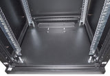 Intellinet 19" Network Cabinet - Free Standing, 16U, 600x600mm (width x depth), Black, Flatpack, Max 1500kg, Multi-Point Door Lock, One Lock Per Side Panel, Usable Depth 123 to 373mm, IP20 rated, Rack, Steel