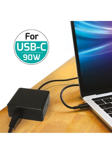 Port Designs 900098-UK power adapter/inverter Indoor 90 W Black