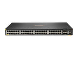HPE Aruba Networking Aruba 6300F 48-port 1GbE Class 4 PoE & 4-port SFP56 Managed L3 Gigabit Ethernet (10/100/1000) Power over Ethernet (PoE) 1U Grey