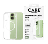 PanzerGlass CARE™ by ® Urban Explorer Case Transparent w. White MagSafe iPhone 17