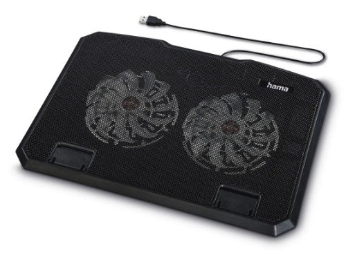 Hama Black Metal laptop cooling pad 39.6 cm (15.6")