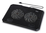 Hama Black Metal laptop cooling pad 39.6 cm (15.6")