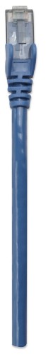 Intellinet Network Patch Cable, Cat6, 10m, Blue, CCA, U/UTP, PVC, RJ45, Gold Plated Contacts, Snagless, Booted, Lifetime Warranty