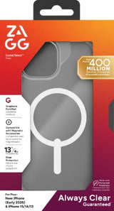 ZAGG Crystal Palace Snap Case iPhone 16/15/14/13 Clear