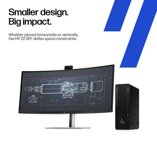HP Z2 SFF G1i Wolf Pro Security Edition Intel Core Ultra 9 285K 128 GB DDR5-SDRAM 2 TB SSD Windows 11 Pro Workstation AI Workstation, AI PC Black