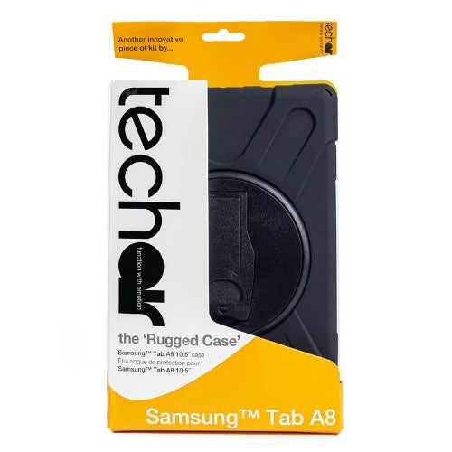 Techair TAXSGA043HS Samsung Tab A11 military grade drop protection rugged case with hand & shoulder strap