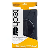 Techair TAXSGA043HS Samsung Tab A11 military grade drop protection rugged case with hand & shoulder strap