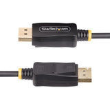 StarTech.com 2m DisplayPort to HDMI Adapter Cable, 4K 60Hz with HDR, DP to HDMI 2.0b, Active Video Converter, DisplayPort Desktop to HDMI Monitor