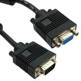 Cables Direct SVGA Extension VGA cable 1 m VGA (D-Sub) Black