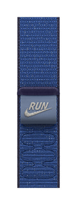 Apple Nike Sport Loop Band Blue Nylon, Recycled polyester, Spandex