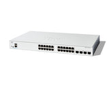 Cisco Catalyst 1300-24T-4G Managed Switch, 24 Port GE, 4x1GE SFP, Limited Lifetime Protection (C1300-24T-4G)