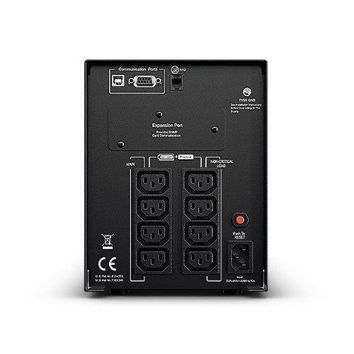 CyberPower PR1500ELCD uninterruptible power supply (UPS) Line-Interactive 1.5 kVA 1350 W 8 AC outlet(s)