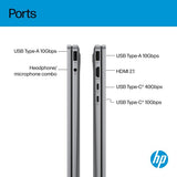 HP OmniBook X FlipNGAI 14-fk0004na Copilot+ PC AMD Ryzen™ AI 5 340 Hybrid (2-in-1) 35.6 cm (14") Touchscreen 2K 16 GB LPDDR5x-SDRAM 512 GB SSD Wi-Fi 7 (802.11be) Windows 11 Home Silver