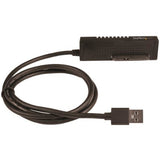 StarTech.com SATA to USB Cable, USB 10Gbps to 2.5in and 3.5in SATA I II III Hard Drive Adapter, External Converter for SSD or HDD Data Transfer