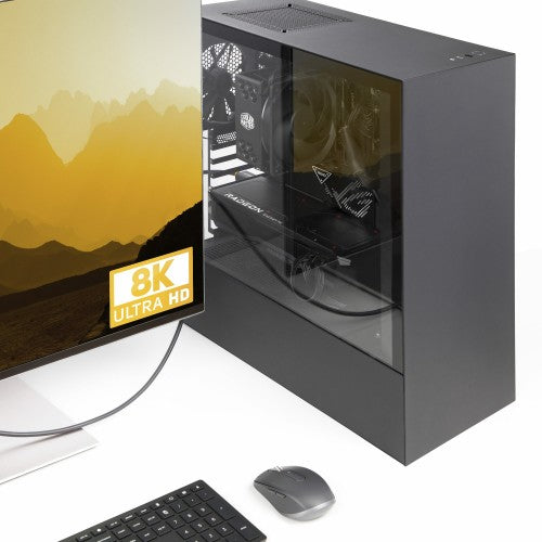 StarTech.com 1m DisplayPort 2.1 Cable, VESA Certified DP80 DisplayPort Cable w/UHBR20/HDR/DSC 1.2a/HDCP 2.2, 16K/8K 60Hz, 4K 240Hz, 80Gbps, DP 2.1 Cable, UHD Monitor Cord, M/M