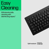 HP 125 Wired (Bulk) keyboard Office USB Black