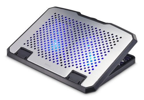 Hama Aluminium laptop cooling pad 39.6 cm (15.6") Black