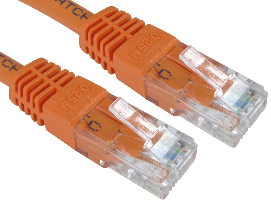 Cables Direct Cat6, 7m networking cable Orange U/UTP (UTP)  - Computer Cables - Cables Direct