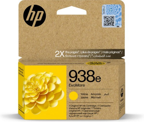 HP 4S6Y1PE/938E Printhead cartridge yellow Evomore, 1.65K pages ISO/IEC 19752 for HP OJ Pro 9100/e