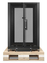 APC NetShelter SX, Server Rack Enclosure, 18U, Shock Packaging, Black, 925H x 600W x 1070D mm