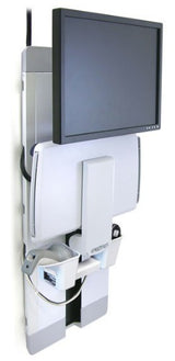 Ergotron StyleView Vertical Lift, Patient Room 61 cm (24") Wall White