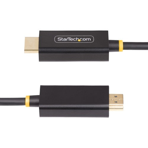 StarTech.com 3m DisplayPort to HDMI Adapter Cable, 4K 60Hz with HDR, DP to HDMI 2.0b, Active Video Converter, DisplayPort Desktop to HDMI Monitor