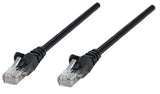 Intellinet Network Patch Cable, Cat6A, 20m, Black, Copper, S/FTP, LSOH / LSZH, PVC, RJ45, Gold Plated Contacts, Snagless, Booted, Lifetime Warranty