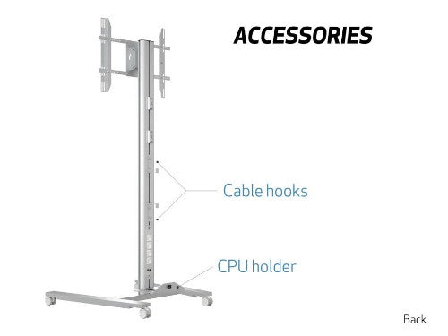 Multibrackets M Public Display Stand 210 HD Single Silver