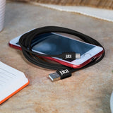 Juice JUI-CABLE-TYPEC-TYPEC-1M-RND-BLK USB cable 2 m USB 3.2 Gen 1 (3.1 Gen 1) USB A USB C Black