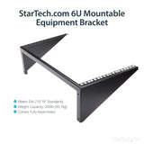 StarTech.com Vertical Wall-Mount Server Rack - Solid Steel - 6U