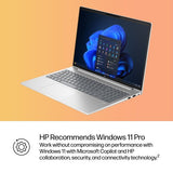 HP ProBook 4 G1i AI Intel Core Ultra 5 225U Laptop 40.6 cm (16") WUXGA 16 GB DDR5-SDRAM 256 GB SSD Wi-Fi 6E (802.11ax) Windows 11 Pro AI PC Silver